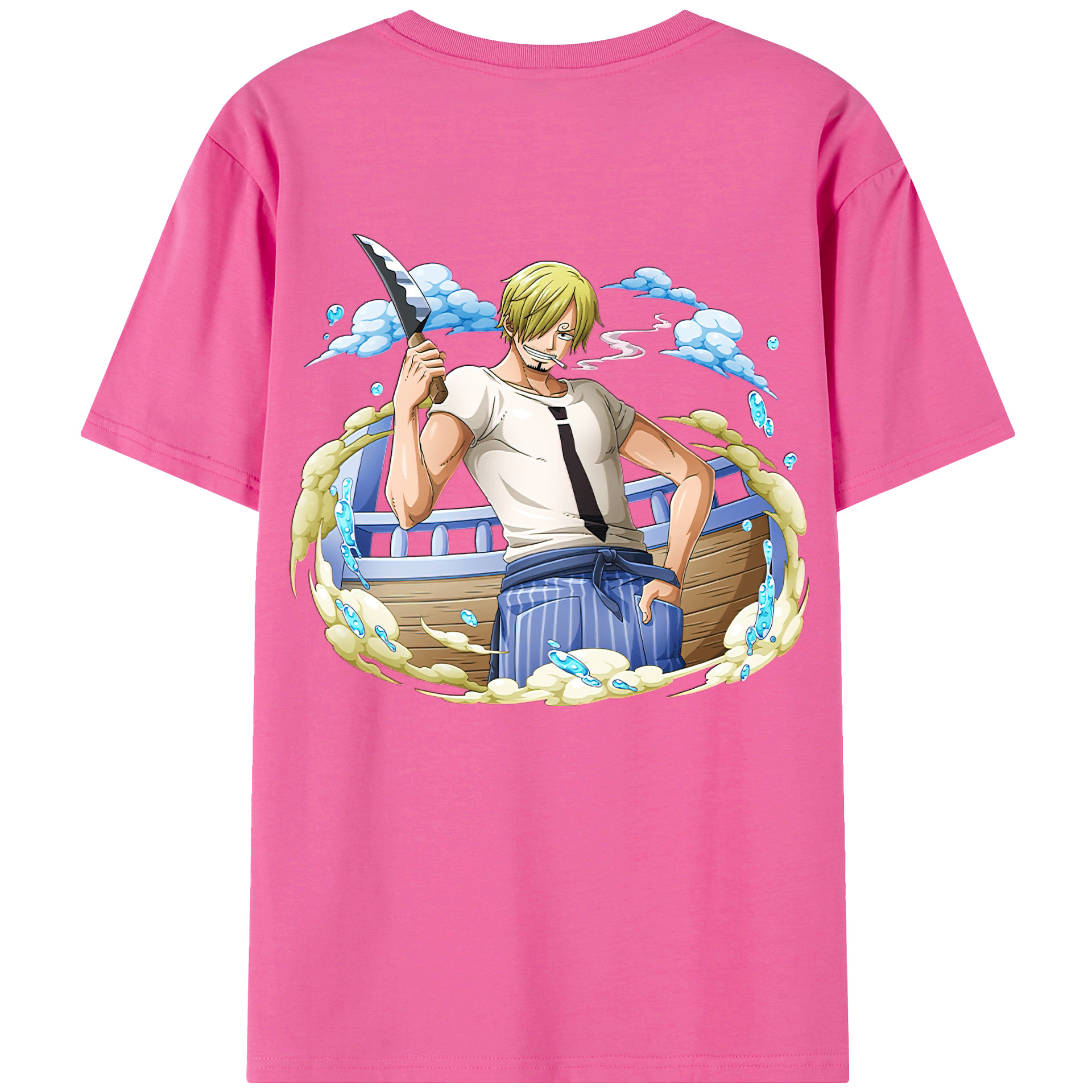 （画像用） ワンピース サンジ ONE PIECE Sanji レディース半袖Tシャツ(バックプリント)
